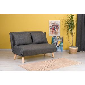 Dvoumístná rozkládací pohovka Folde 2-Seater - Dark Grey obraz