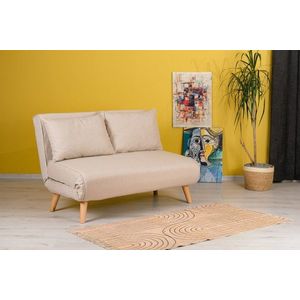 Dvoumístná rozkládací pohovka Folde 2-Seater - Cream obraz