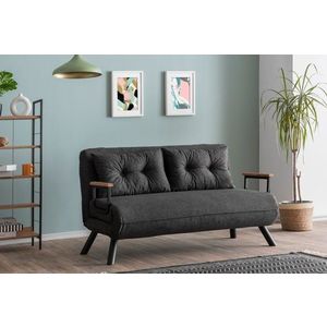 Dvoumístná rozkládací pohovka Sando 2-Seater - Dark Grey obraz
