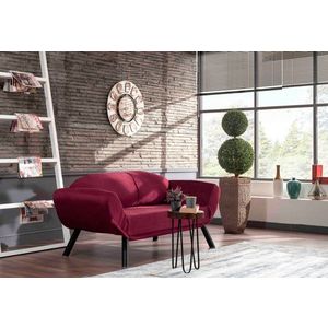 Dvoumístná rozkládací pohovka Genzo - Maroon obraz