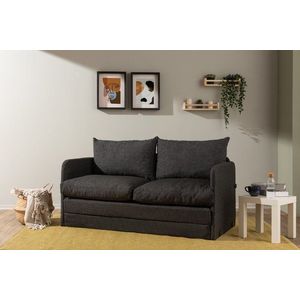 Dvoumístná rozkládací pohovka Saga XL 2-Seater - Dark Grey obraz