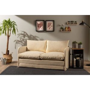 Dvoumístná rozkládací pohovka Saga XL 2-Seater - Cream obraz