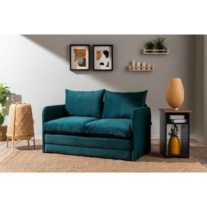 Dvoumístná rozkládací pohovka Saga 2-Seater - Petrol Green obraz