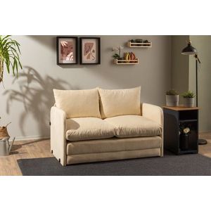 Dvoumístná rozkládací pohovka Saga 2-Seater - Cream obraz