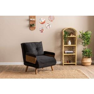 Rozkládací křeslo Cosmo Single - Black obraz