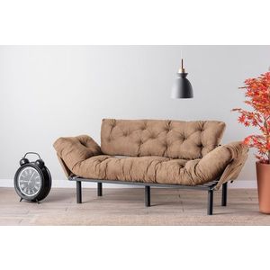 Trojmístná rozkládací pohovka Nitta Triple - Light Brown obraz