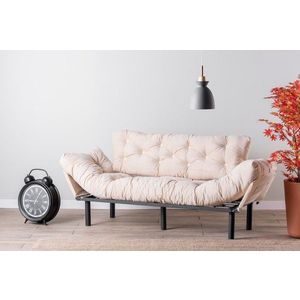Trojmístná rozkládací pohovka Nitta Triple - Cream obraz