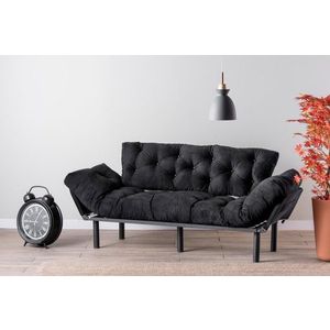 Trojmístná rozkládací pohovka Nitta Triple - Black obraz