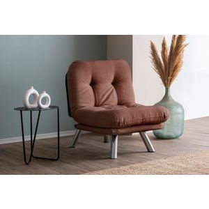 Rozkládací křeslo Misa Small Solo - Light Brown obraz