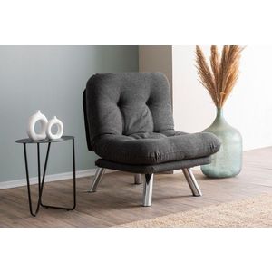 Rozkládací křeslo Misa Small Solo - Dark Grey obraz