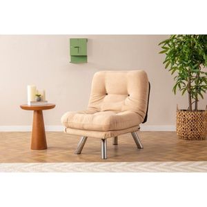 Rozkládací křeslo Misa Small Solo - Cream obraz