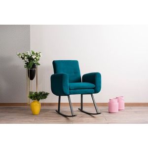 Houpací křeslo Kono - Petrol Green obraz