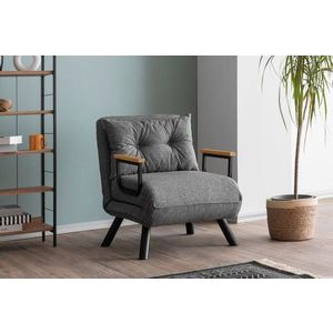 Rozkládací křeslo Sando Single - Light Grey obraz