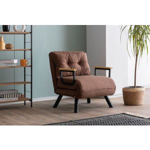 Rozkládací křeslo Sando Single - Light Brown obraz