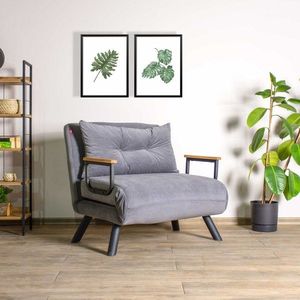 Rozkládací křeslo Sando Single - Grey obraz