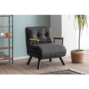 Rozkládací křeslo Sando Single - Dark Grey obraz