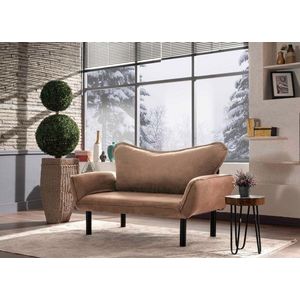 Dvoumístná rozkládací pohovka Chatto - Light Brown obraz