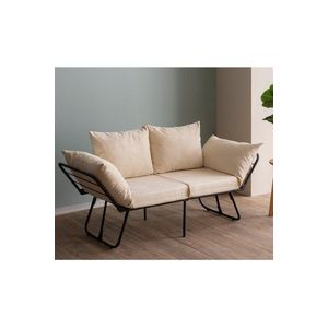 Dvoumístná rozkládací pohovka Viper 2-Seater - Light Cream obraz