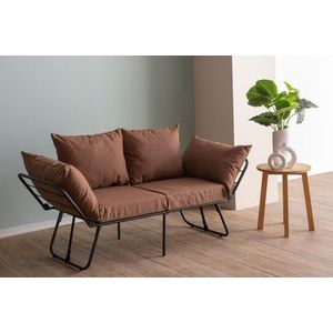 Dvoumístná rozkládací pohovka Viper 2-Seater - Light Brown obraz