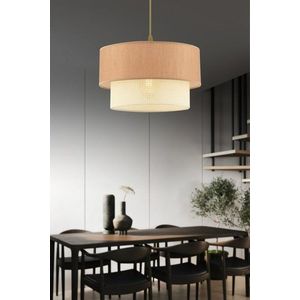 Lustr Echo - White, Brown obraz