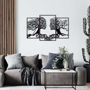 Dekorativní kovový doplněk na zeď Love Tree obraz