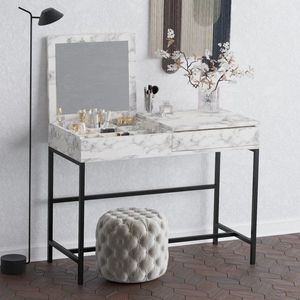 Toaletní stolek Linda - Carrara Marble obraz