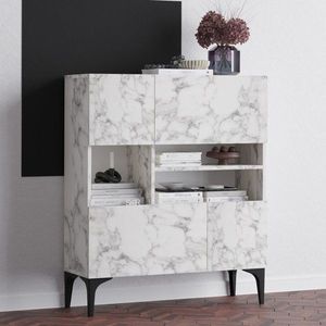 Konzolový stolek Krista - Carrara Marble obraz