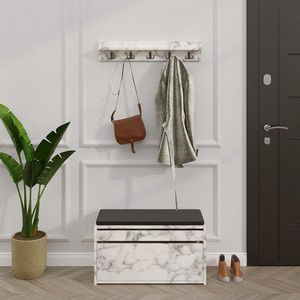 Předsíňová stěna Boby - Carrara Marble obraz