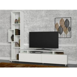 TV stěna / Sestava pod TV Tulip - White obraz