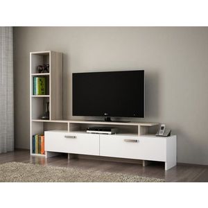 TV stěna / Sestava pod TV Şimal - White, Cordoba obraz
