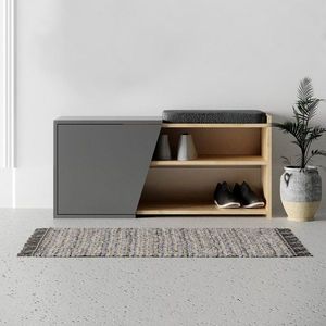 Botník Fiona - Oak, Anthracite obraz