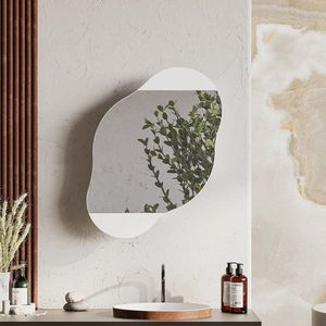 Koupelnová skříňka Cloud Storage Bathroom Wall Mirror - White obraz