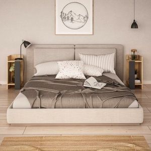 Noční stolek Elos - Oak, Anthracite obraz
