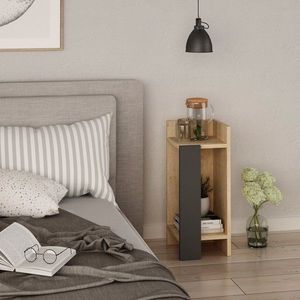 Noční stolek Elos Right - Oak, Anthracite obraz