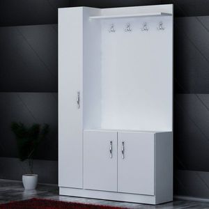 Předsíňová stěna Naturel - White obraz