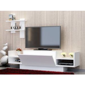 TV stěna / Sestava pod TV Bahar - White obraz