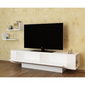 TV stěna / Sestava pod TV Ekol - White obraz