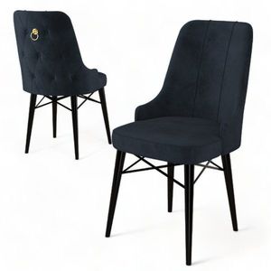 Sada židlí (6 kusů) Pare - Anthracite, Black obraz