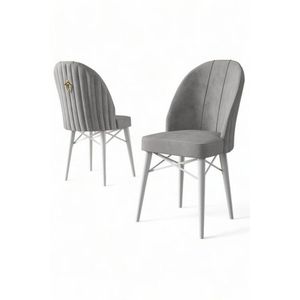 Sada židlí (6 kusů) Ritim - Grey, White obraz