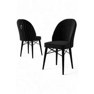 Sada židlí (6 kusů) Ritim - Black obraz