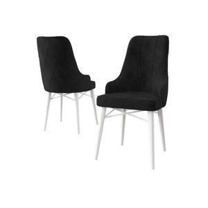Sada židlí (4 kusy) Neta - Black, White obraz
