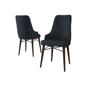 Sada židlí (4 kusy) Neta - Anthracite, Brown obraz