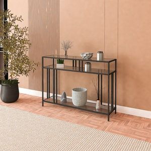 Příborník Venedik - 100 Black, Fume Glass obraz