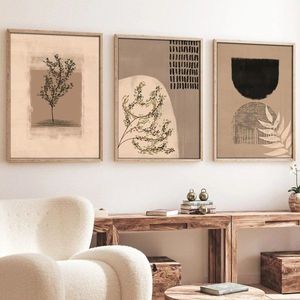 Dekorativní rámovaný obraz z MDF (3 kusy) Huhu260 - 50 x 70 obraz