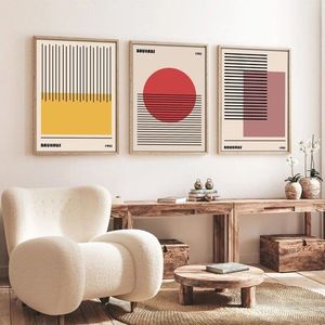 Dekorativní rámovaný obraz z MDF (3 kusy) Huhu250 - 50 x 70 obraz