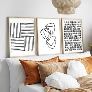 Dekorativní rámovaný obraz z MDF (3 kusy) Huhu239 - 50 x 70 obraz