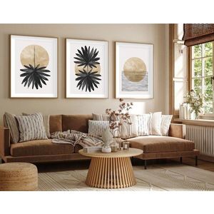 Dekorativní rámovaný obraz z MDF (3 kusy) Huhu210 - 50 x 70 obraz