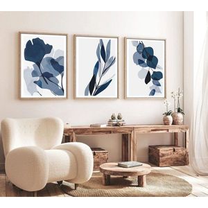 Dekorativní rámovaný obraz z MDF (3 kusy) Huhu207 - 50 x 70 obraz