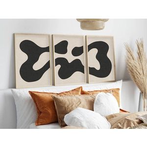 Dekorativní rámovaný obraz z MDF (3 kusy) Huhu199 - 50 x 70 obraz