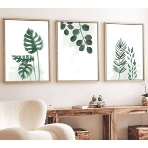 Dekorativní rámovaný obraz z MDF (3 kusy) Huhu193 - 70 x 50 obraz